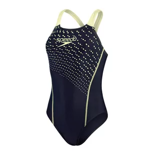 Strój Kąpielowy Jednoczęściowy Damski Speedo Medley Logo Black R.D32 - Stroje kąpielowe dla dziewczynek - miniaturka - grafika 1
