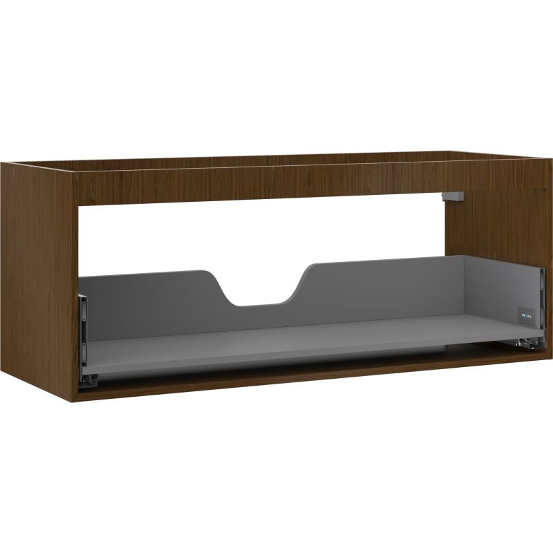 Mexen Box-A korpus szafki podumywalkowej 120 cm, 1 szuflada, orzech - 91AX0-1200-470-1-86
