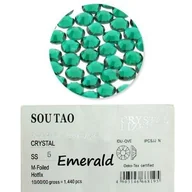 Ozdoby do paznokci - Cyrkonie do paznokci szklane SS10 Emerald 1440 szt paczka - miniaturka - grafika 1