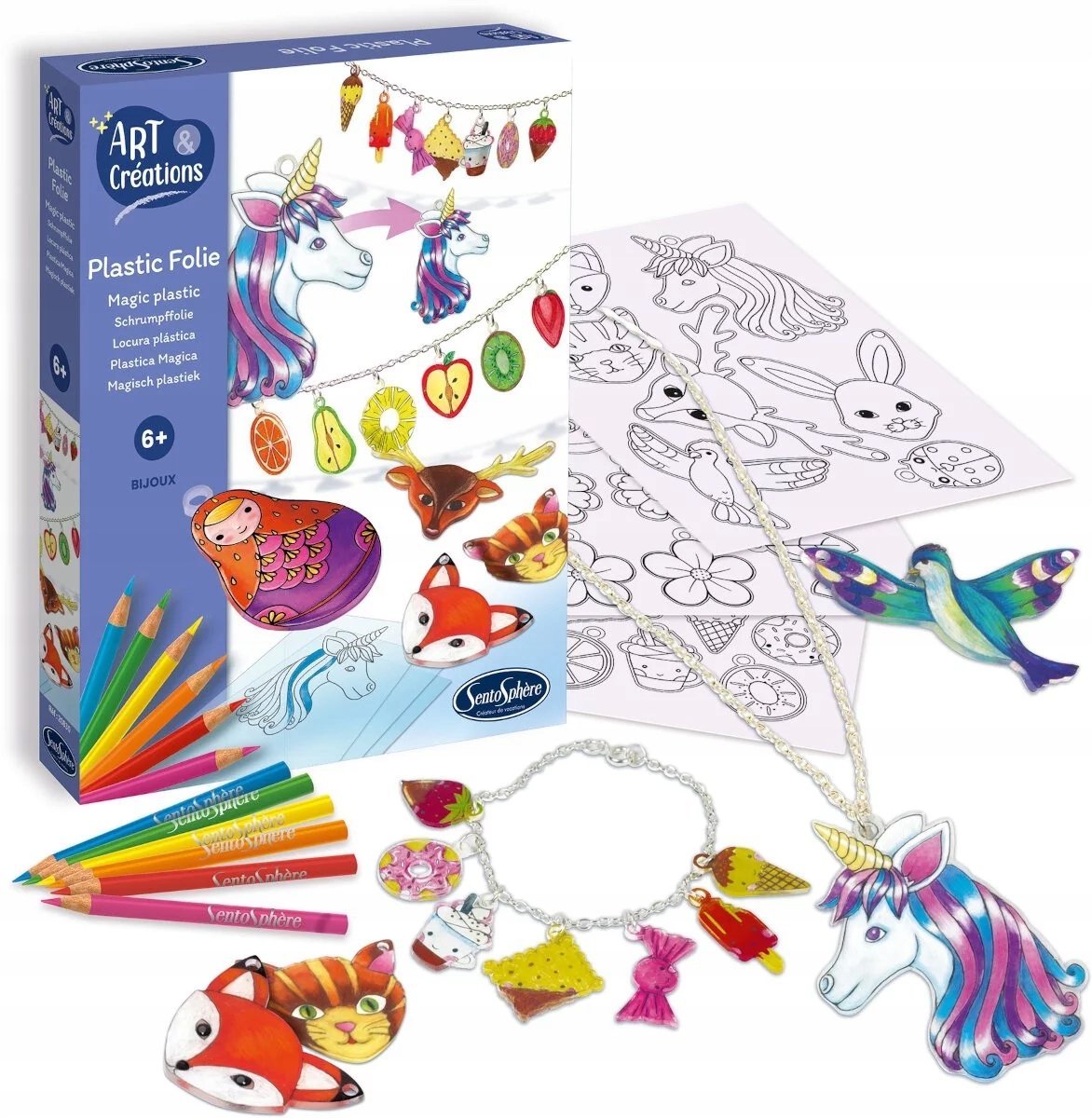 Magiczny Plastik Biżuteria do robienia dla 6 latki SentoSphere