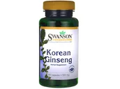 Przeziębienie i grypa - SWANSON Korean Ginseng (Żeń-szeń koreański) 100 Kapsułek - miniaturka - grafika 1