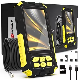 STURMM ST-IC301 Kamera inspekcyjna - endoskop przemysłowy z podwójną kamerą - 4,5-calowy wyświetlacz IPS - 10-metrowy kabel - karta Micro SD 32 GB - Kamery inspekcyjne - miniaturka - grafika 1