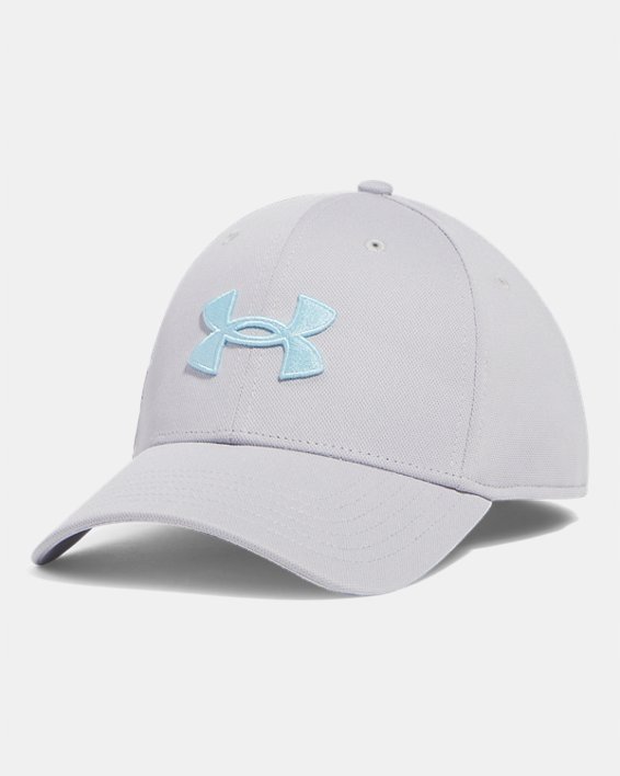 CZAPKA Z DASZKIEM MĘSKA UNDER ARMOUR SPORTOWA Z LOGO BLITZING SZARA S/M
