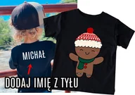 Koszulki dla dziewczynek - Koszulka dla chłopaków z imieniem - na święta ! - miniaturka - grafika 1