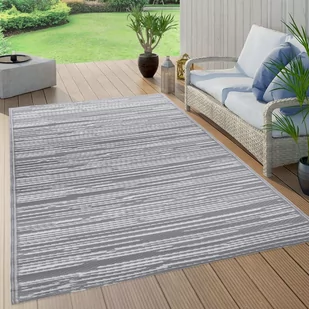 VidaXL Lumarko Dywan na zewnątrz, szary, 160x230 cm, PP! 310438 VidaXL - Koce piknikowe - miniaturka - grafika 1