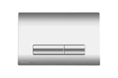 Grzejniki łazienkowe - Aurro Fresh Przycisk spłukujący Chrom - miniaturka - grafika 1