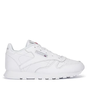 Sneakersy Reebok Classic Leather 100000118 Biały - Buty dla chłopców - miniaturka - grafika 1