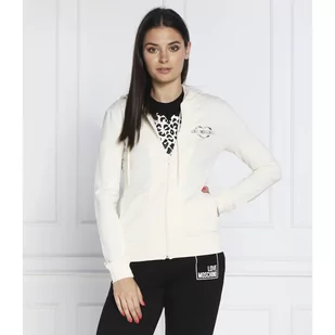 Love Moschino Bluza | Slim Fit - Bluzy damskie - miniaturka - grafika 1