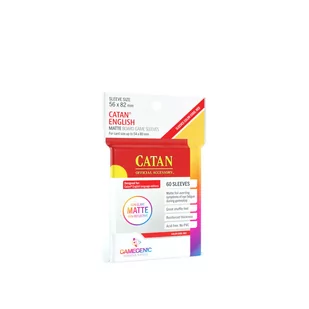 Gamegenic: Matte Catan-Sized Sleeves 56x82mm - Akcesoria do gier planszowych - miniaturka - grafika 1
