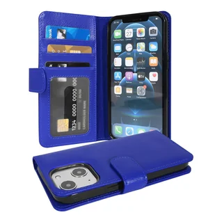 Pokrowiec Do Apple Iphone 13 W Niebieski Neptun Etui Ochronny Magnet Obudowa Case Cover Cadorabo - Etui i futerały do telefonów - miniaturka - grafika 1