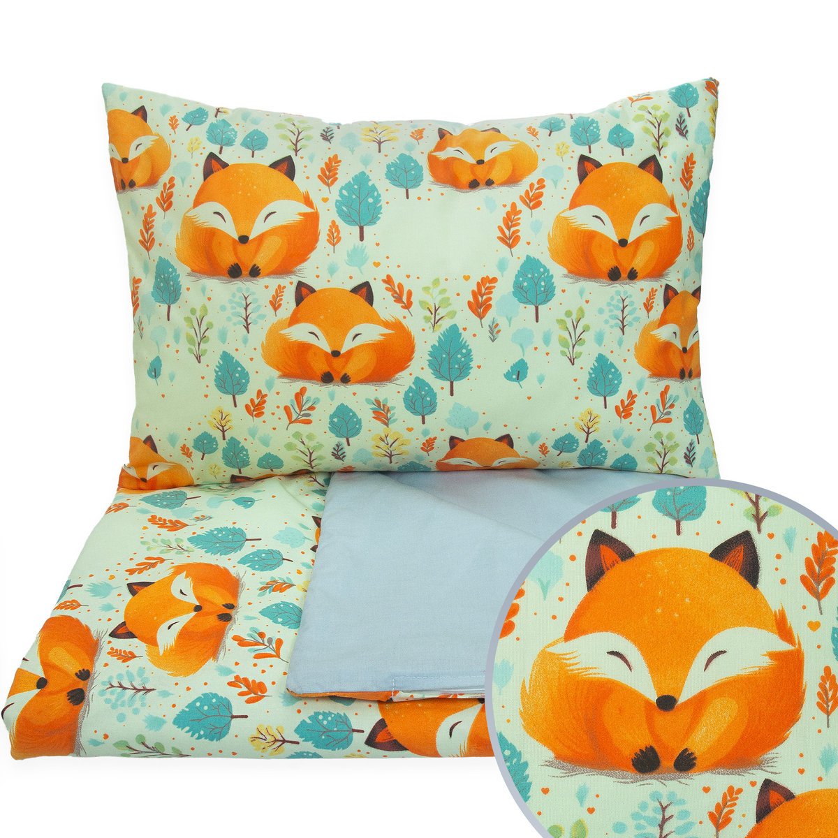 POŚCIEL 120x180 DZIECIĘCA 2EL + POSZEWKA 70X80 DO ŁÓŻKA MŁODZIEŻOWA Kerstin