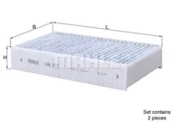 Filtry kabinowe - Filtr, wentylacja przestrzeni pasażerskiej Mahle LAK 873/S - miniaturka - grafika 1