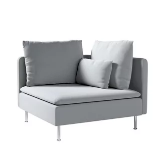 Dekoria pl pl Pokrowiec na sekcję narożną Söderhamn ciemno szary welwet 99 x 99 x 83 cm Ingrid 1008-705-42 - Pokrowce na meble Dekoria pl pl Pokrowiec na sekcję narożną Söderhamn ciemno szary welwet 99 x 99 x 83 cm Ingrid 1008-705-42 - Pokrowce na meble - miniaturka - grafika 1