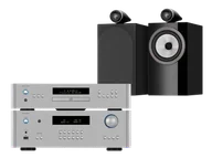 Zestawy stereo - Rotel RA-1572 MkII (srebrny) + RCD-1572 MkII (srebrny) + 705 S3 (czarny) - miniaturka - grafika 1
