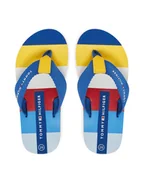 Buty dla chłopców - Tommy Hilfiger Japonki T3X8-33907-0058Y913 M Granatowy - miniaturka - grafika 1