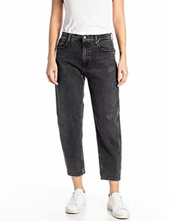 Spodnie damskie - Replay jeansy damskie keida, 097 Dark Grey, 32W-Regularny - grafika 1