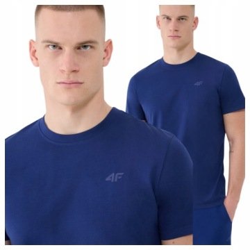 Koszulka Męska 4F Gładka Tshirt Bawełna Lato SHM2256 31S r. M