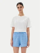Piżamy damskie - Tommy Hilfiger Piżama UW0UW05760 Niebieski Regular Fit - miniaturka - grafika 1