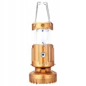 Latarki - LAMPA SOLAR LED COB CAMPING POWERBANK 24 cm MOCNA - miniaturka - grafika 1