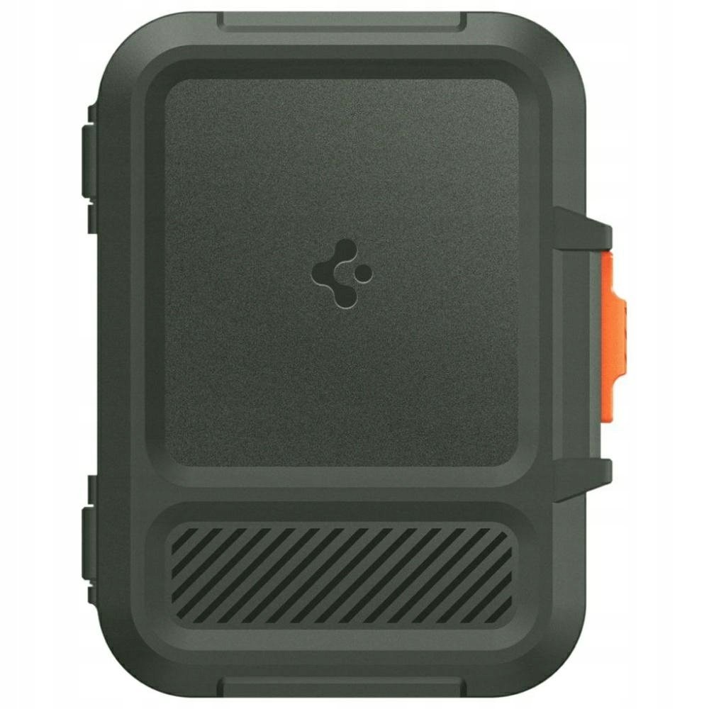 Portfel na karty, banknoty Spigen LockFit Wallet do MagSafe, zielony