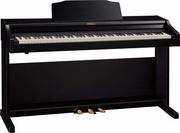 Instrumenty klawiszowe - Roland RP 701 CB pianino cyfrowe, czarne - miniaturka - grafika 1
