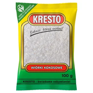 VOG Wiórki kokosowe 100 g Kresto - Ciasta i półprodukty do ciast - miniaturka - grafika 1