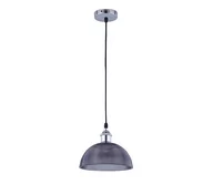 Lampy sufitowe - Klausen KL111067 - Żyrandol na lince CONTOUR 1xE27/15W/230V szary/chrom błyszczący - miniaturka - grafika 1