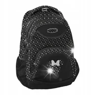 Plecaki szkolne i tornistry - PLECAK SZKOLNY MŁODZIEŻOWY TORNISTER DLA DZIEWCZYNKI MYSZKA MINNIE CZARNY - miniaturka - grafika 1