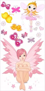 Naklejki dla dzieci mat motyle Wróżka 44, 150x75 cm - Naklejki na ścianę Naklejki dla dzieci mat motyle Wróżka 44, 150x75 cm - Naklejki na ścianę - miniaturka - grafika 1