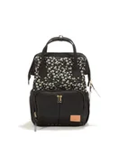 Torby i organizery dla mam - La Millou Plecak Dolce Vita Pretty black - miniaturka - grafika 1