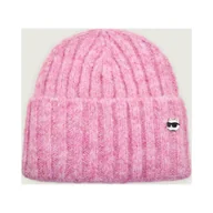 Czapki damskie - Karl Lagerfeld Czapka Ikon choup z dodatkiem wełny - miniaturka - grafika 1