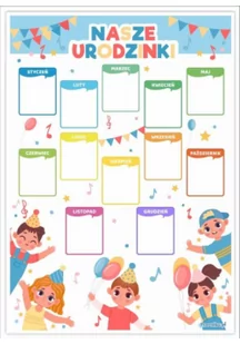 Kalendarz urodzinowy - Dzieci - Kalendarze Kalendarz urodzinowy - Dzieci - Kalendarze - miniaturka - grafika 1