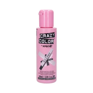 Crazy Color, Półtrwała farba do włosów 27 Silver, 100 ml - Farby do włosów i szampony koloryzujące - miniaturka - grafika 1