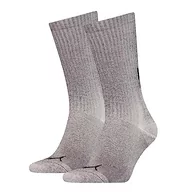 Skarpetki damskie - PUMA Skarpety męskie Crew Sock (2 sztuki), Grey Escape, 39-42 EU - miniaturka - grafika 1