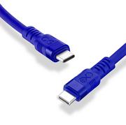 Kable USB - Kabel USBC-USBC eXc WHIPPY Pro 0.9m chabrowy granat - miniaturka - grafika 1
