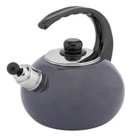 Czajniki na gaz - Czajnik emaliowany 2,5 l nakrapiany szary - miniaturka - grafika 1