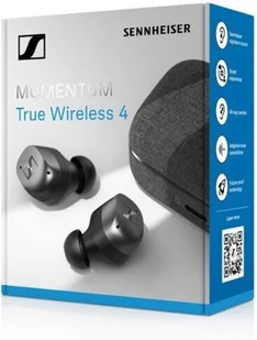 Sennheiser Momentum True Wireless 4 Czarny - Słuchawki - miniaturka - grafika 1