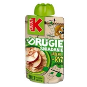Desery dla dzieci - Kubuś Drugie śniadanie Mus jabłko + ryż cynamon 100 g - miniaturka - grafika 1