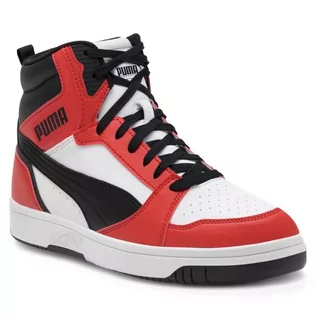 Półbuty męskie - Sneakersy Puma Rebound V6* 39232604 Czerwony - grafika 1