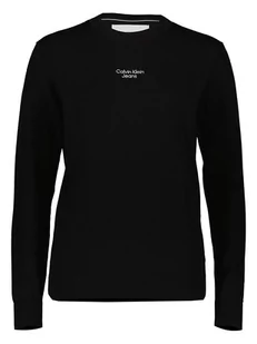 Calvin Klein Sweter w kolorze czarnym - Swetry męskie - miniaturka - grafika 1