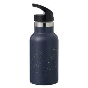 Fresk Fresk termos 350 ml złote kropki indigo FD300-22 - Butelki termiczne - miniaturka - grafika 1