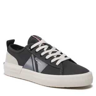 Tenisówki Pepe Jeans Allen Flag Color PMS30903 Black 999 - Trampki męskie - miniaturka - grafika 1