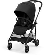 Wózki dziecięce - Cybex Melio 2.0 Carbon Deep Black - miniaturka - grafika 1