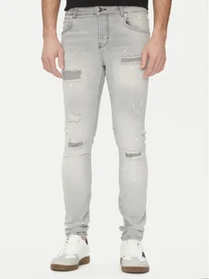 Richmond X Jeansy UMP25286JE Szary Slim Fit - Spodnie męskie - miniaturka - grafika 1