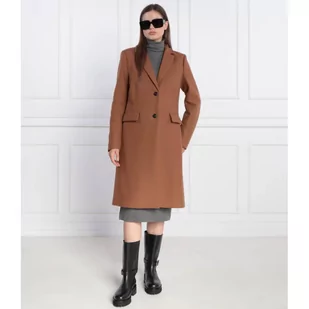 Tommy Hilfiger Wełniany płaszcz | z dodatkiem kaszmiru - Płaszcze damskie - miniaturka - grafika 1