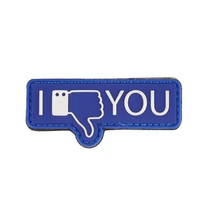101 Inc. - Naszywka 3D - I Don't Like You - Niebieska - 444130-7349 - Odzież taktyczna i umundurowanie - miniaturka - grafika 1