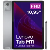 Tablety - Tablet Lenovo M11 4/128 GB Wi-Fi szary + Pen - miniaturka - grafika 1
