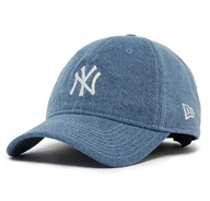 Czapki i chusty sportowe męskie - Czapka z daszkiem New Era 9Twenty New York Yankees niebieski r.uniwersalny - miniaturka - grafika 1