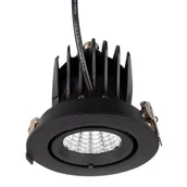 Lampy ogrodowe - Regulowana lampa wpuszczana RUBIO H0133 Maxlight LED 10W 3000K okrągła czarny - miniaturka - grafika 1