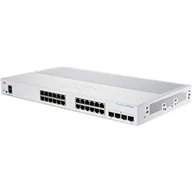 Switche - Cisco CBS250-24T-4G-EU-RF łącza sieciowe Zarządzany L3 Gigabit Ethernet (10/100/1000) 1U Szary CBS250-24T-4G-EU-RF - miniaturka - grafika 1